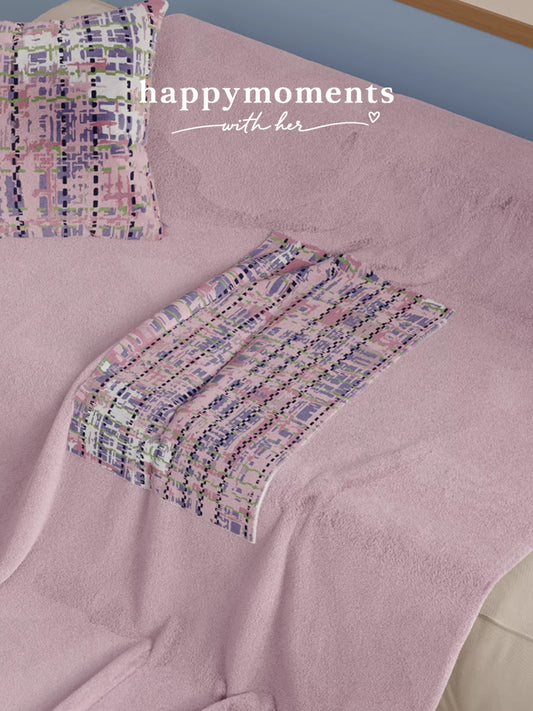 Violet Mist Dream Cushion Blanket