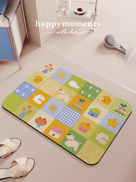 Spring Whisper Soft Absorb Bath Mat