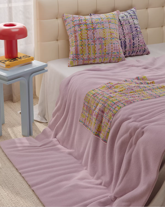 Violet Mist Dream Cushion Blanket