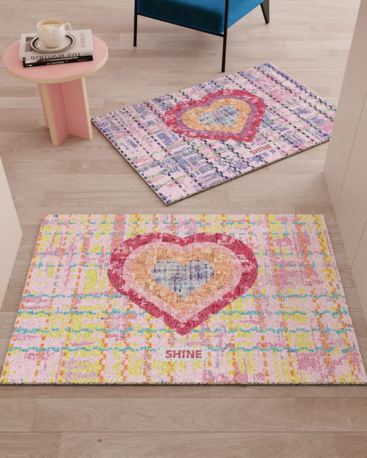 Violet Mist Textured Entry Mat