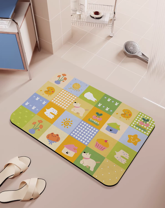 Spring Whisper Soft Absorb Bath Mat