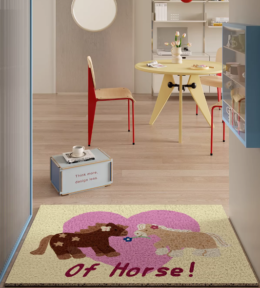 Equestrian Time Loop Door Mat