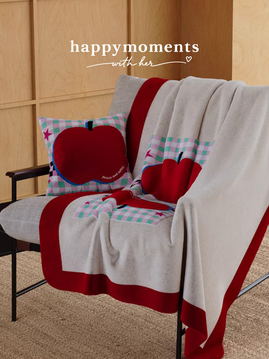 Apple Aura Cozy Cushion Blanket