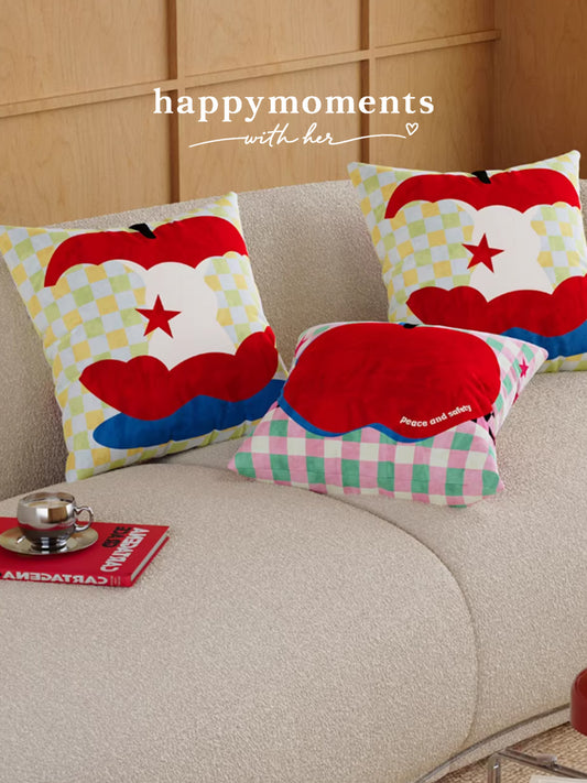 Apple Aura Plush Sofa Pillow