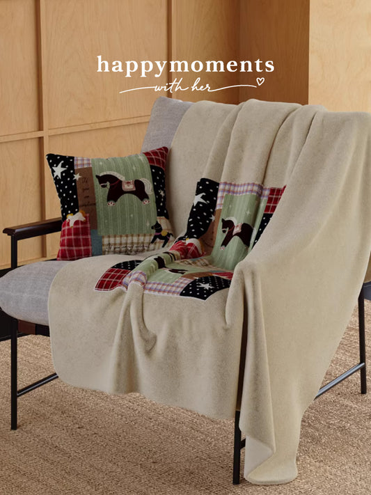 Warm Pony Comfort Cushion Blanket