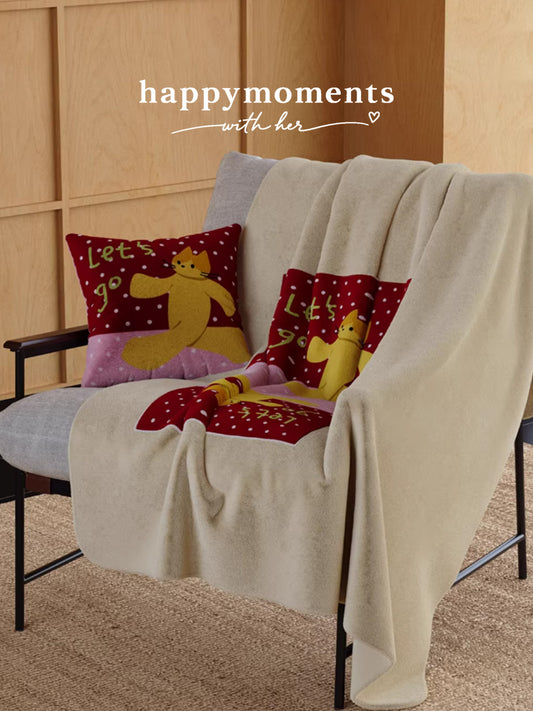 Pet Welcome Hug Blanket Cushion