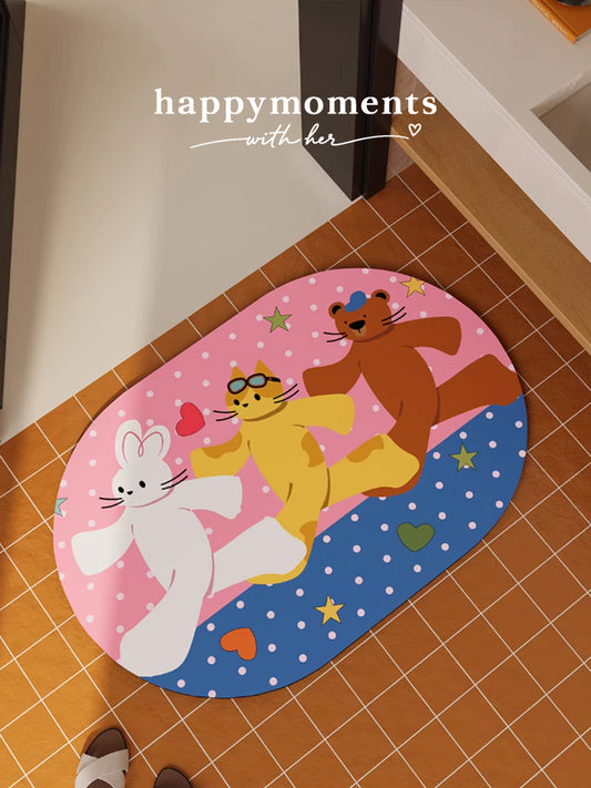 Pet Welcome Soft Absorb Bath Mat